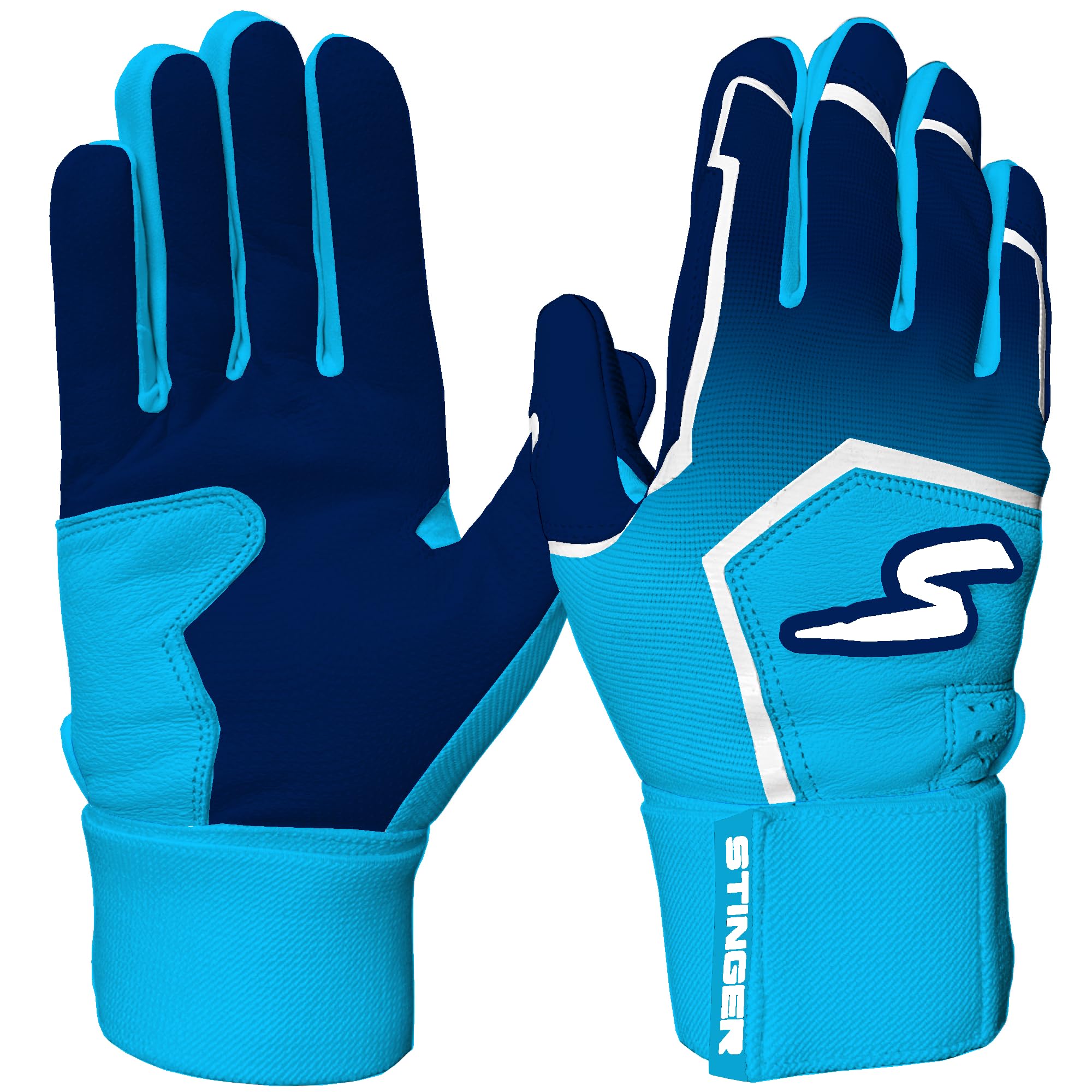 Stinger Sports Winder Series Batting Gloves for Baseball & Softball (Adult Small, Ice Breaker)