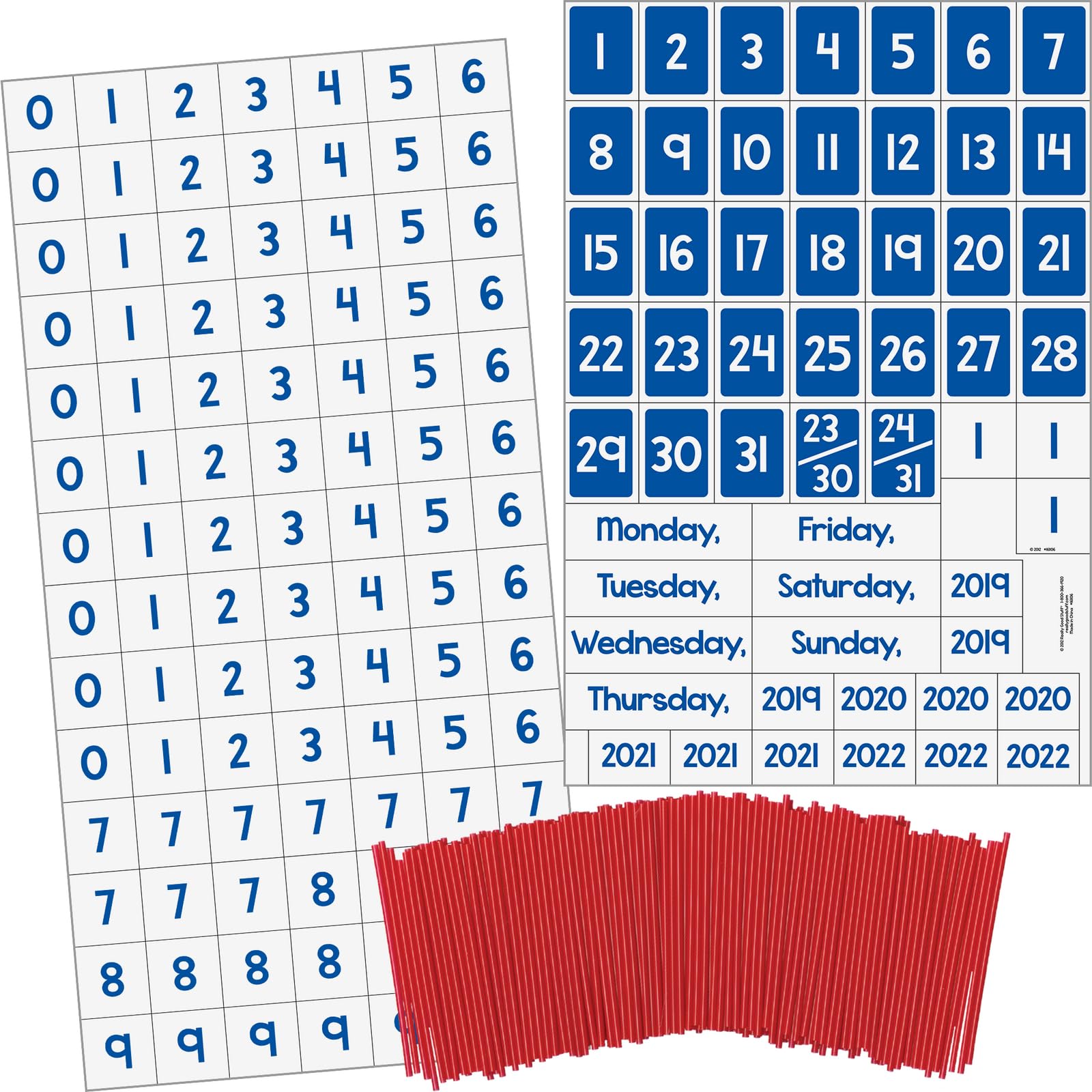 Really Good Stuff All About Today Pocket Chart - 22" x 30" - Grades K-3- Daily Classroom Calendar, Interactive and Engaging Classroom Poster, Homeschool Learning, Teacher Must Haves - Image 9