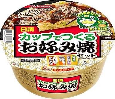 Amazon 日清 カップでつくる お好み焼セット 91g 6個 お好み焼粉 たこ焼粉 お好み焼 たこ焼き粉 通販