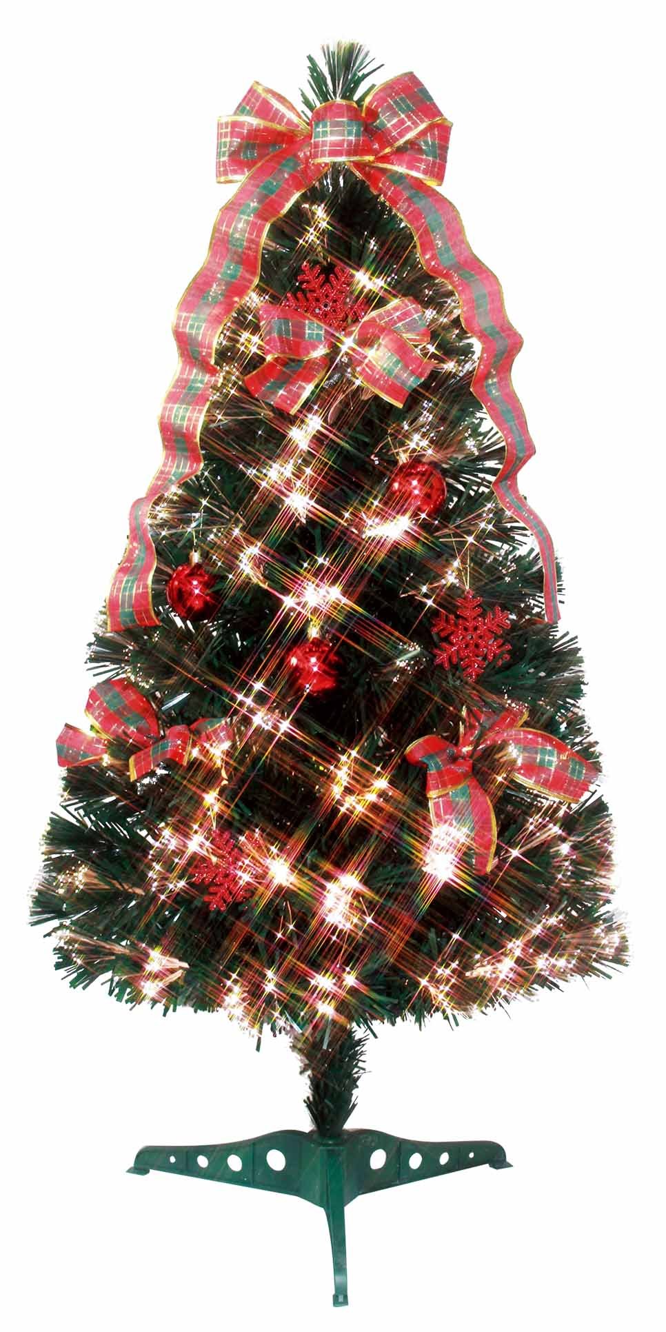 Amazon | ドウシシャ クリスマスツリー グリーンレッド 120cm D-G120RE