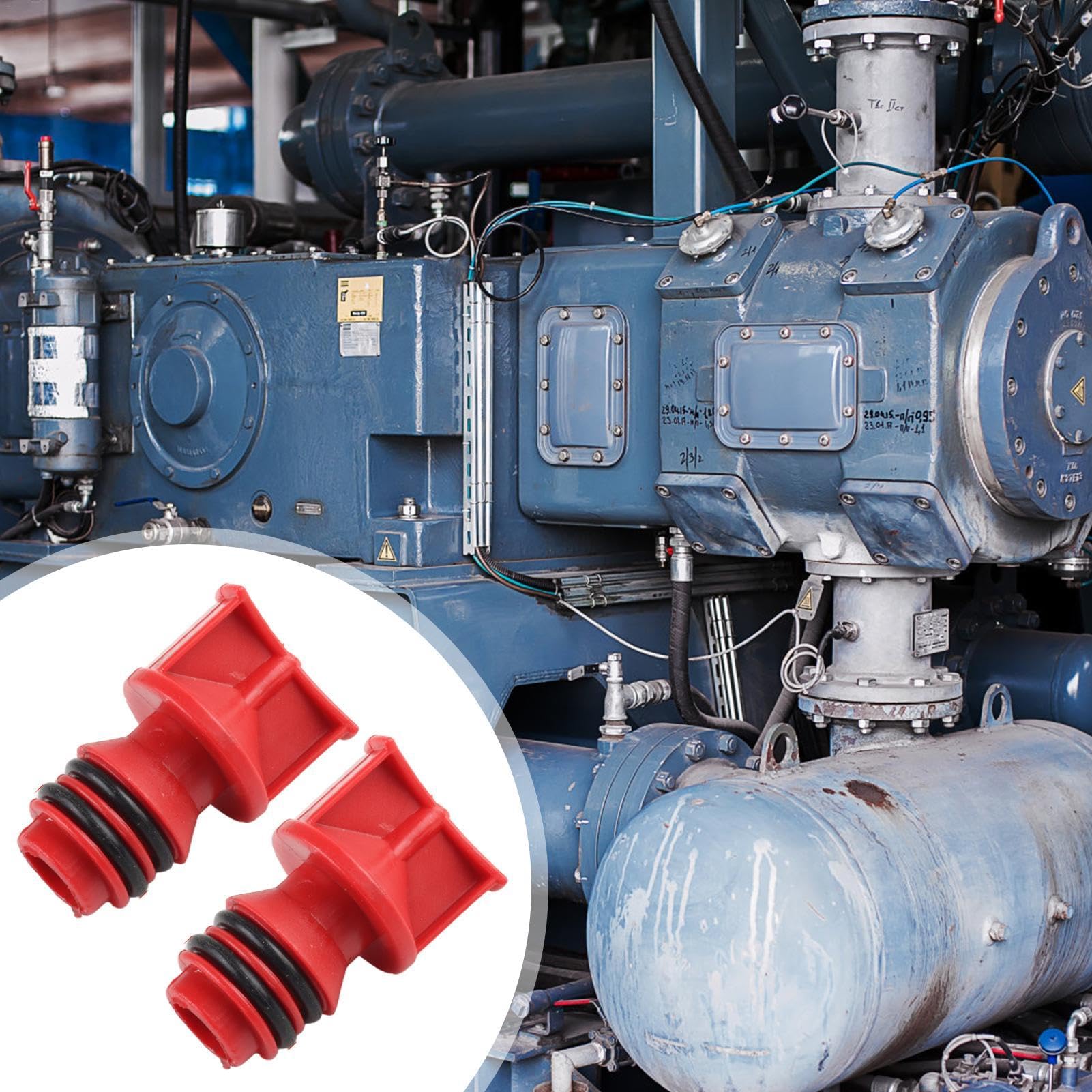 Tappi olio per compressori d'aria, Tappi olio per compressori d'aria - Tappo porta olio sostitutivo con filettatura maschio da 17 mm -, per pompe ad aria, leggeri, per
