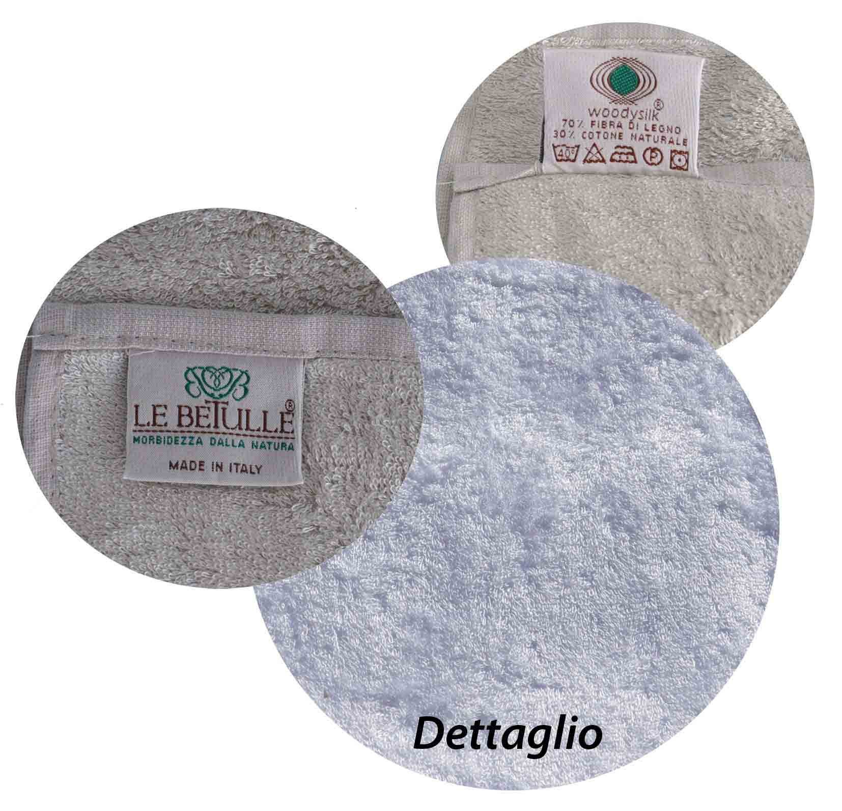 Casatessile Betulle Accappatoio in Fibra di Legno - Beige, L Large Morbido e Assorbente | 100% Naturale e Biodegradabile | Lavabile in Lavatrice | per Pelli Sensibili e Bambini