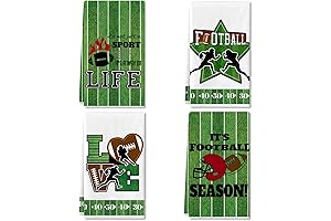 Football Kitchen Decorative Dish Towel Set