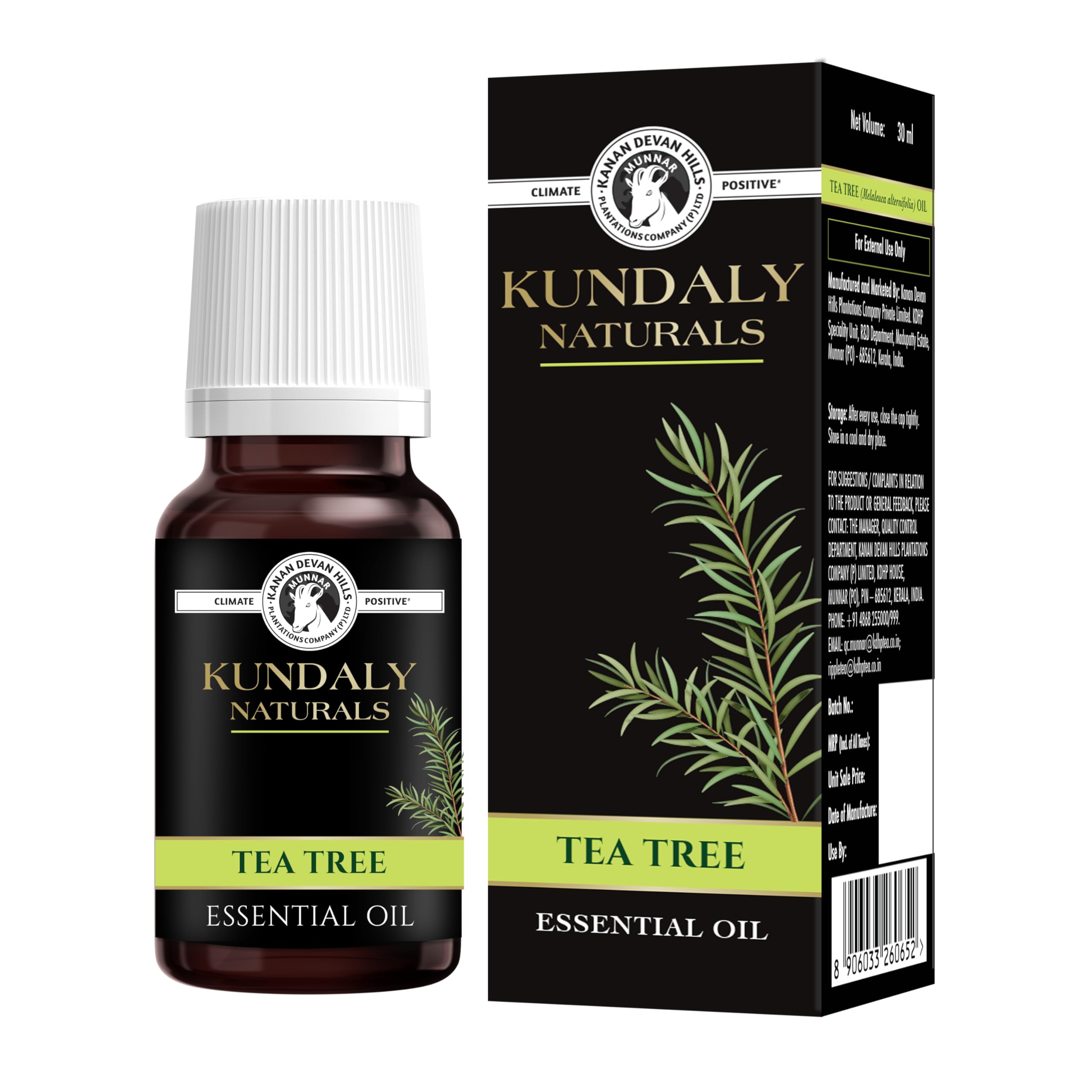 Kundaly Naturals Tea Tree Oil - 30 ml