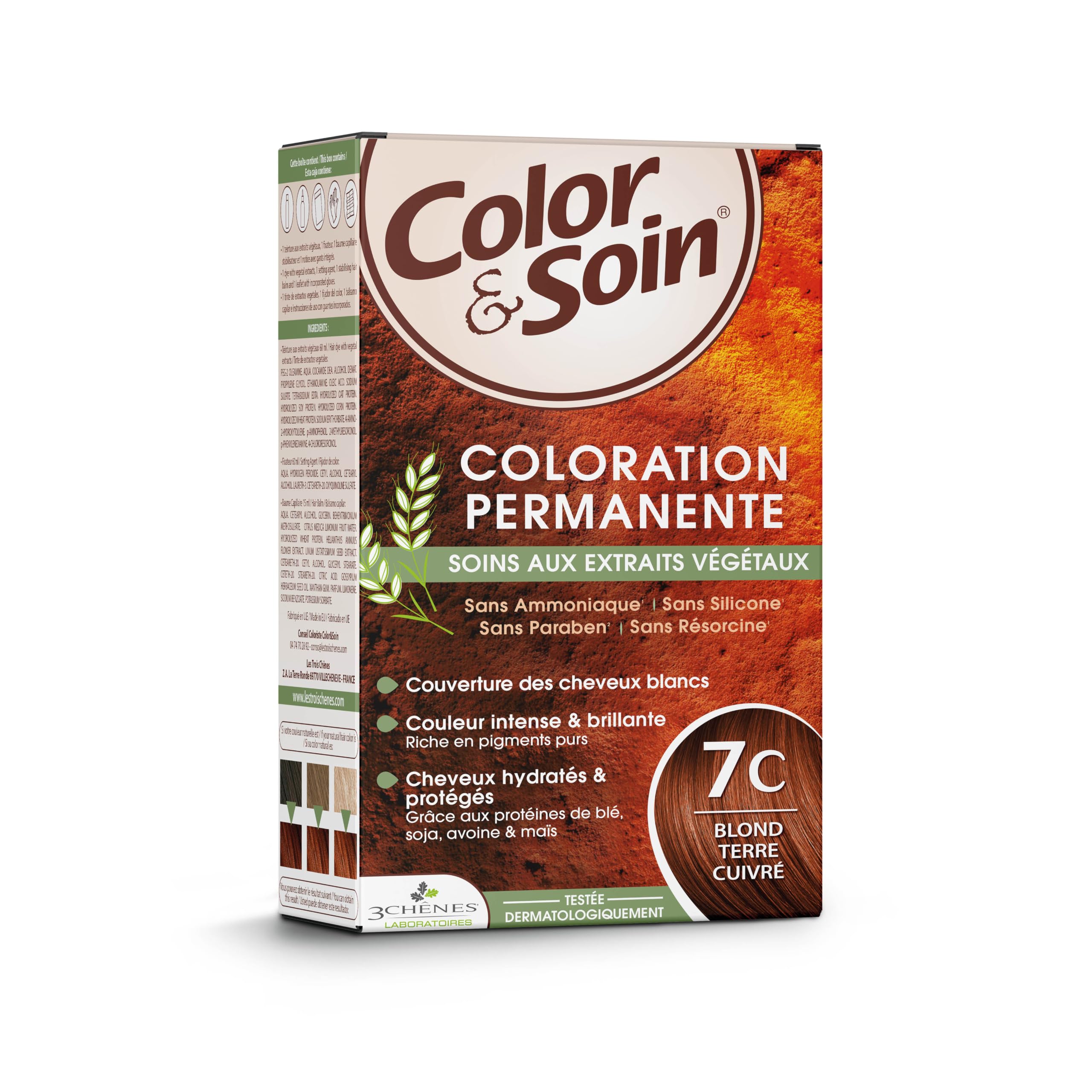 COLOR&SOIN 7C Blond Terre Cuivre