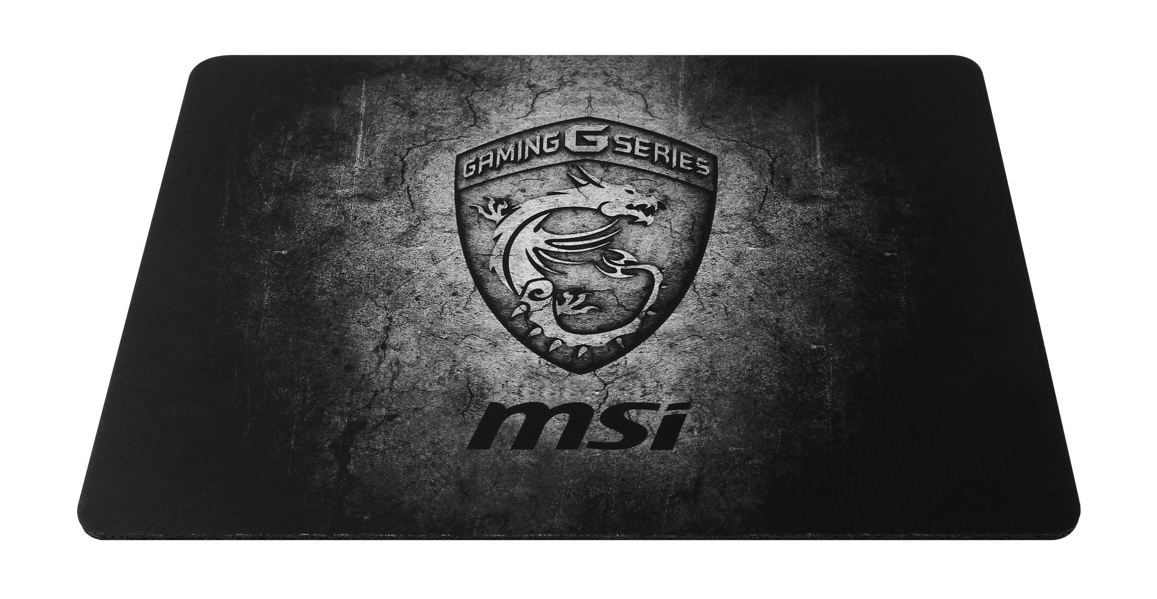 MSI Gaming Shield Mousepad Nero, Grigio Tappetino per mouse per gioco da computer