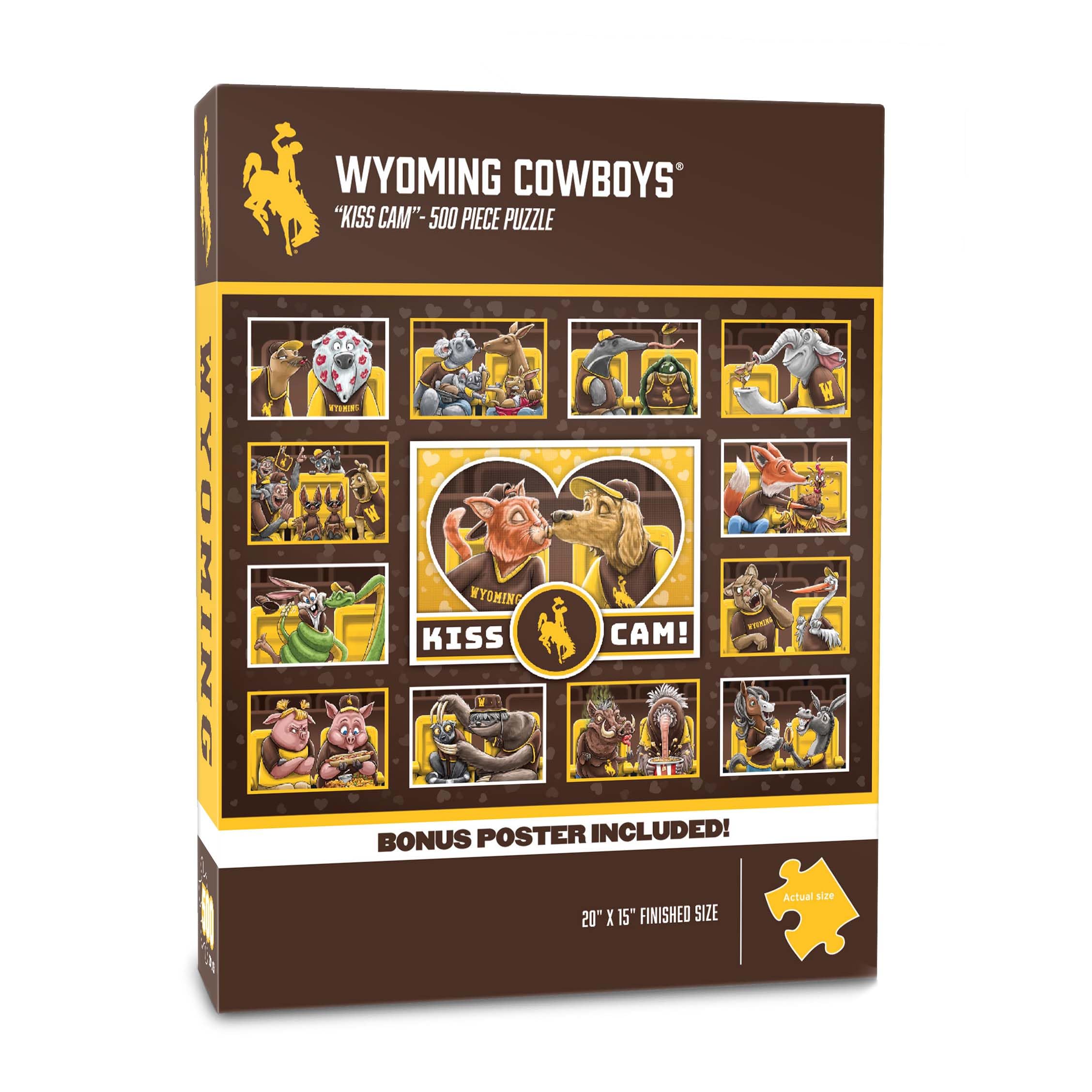 YouTheFan NCAA Wyoming Cowboys “Kiss Cam” 500 Puzzle