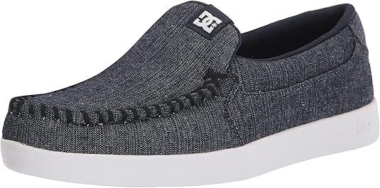 DC Men's Villain Slip On Low Top Slipper Casual Sneaker Shoe