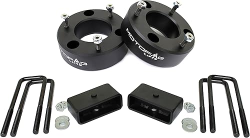 Kit de nivelación para Chevy 20072017Sierra GMC, nivelación de 3 in frontal y 1 in trasera de MotoFab CH-3F-1R.