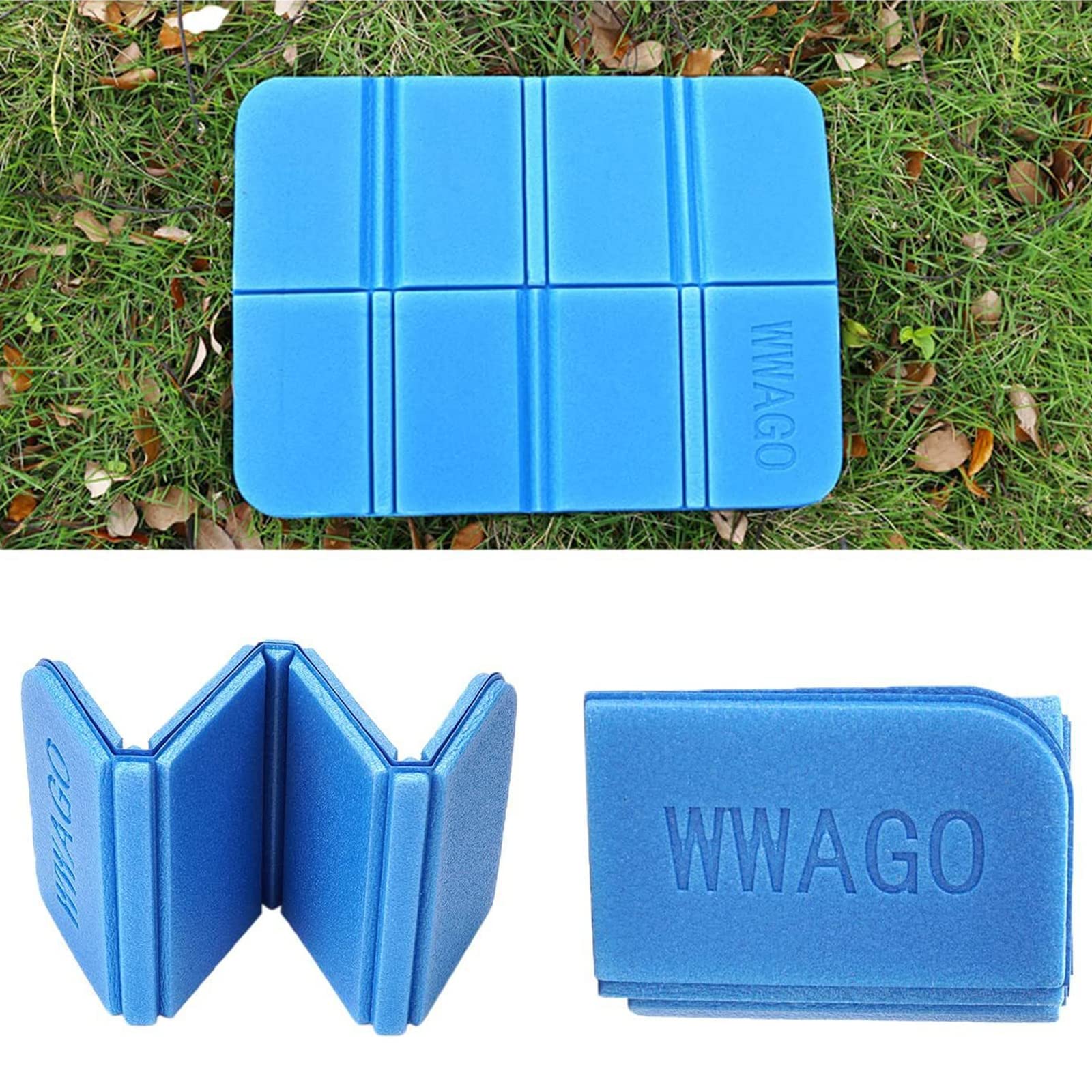 3 Stück Thermo Sitzkissen Outdoor Faltbar Sitzunterlage XPE Sitzmatte Wasserdicht Thermositzauflagen Tragbar Spielplatz Matte Kinder für Unterwegs Garten Camping Picknick Wandern