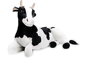 VIAHART Milhouse the Huge Stuffed Cow: A Companion for All Ages
