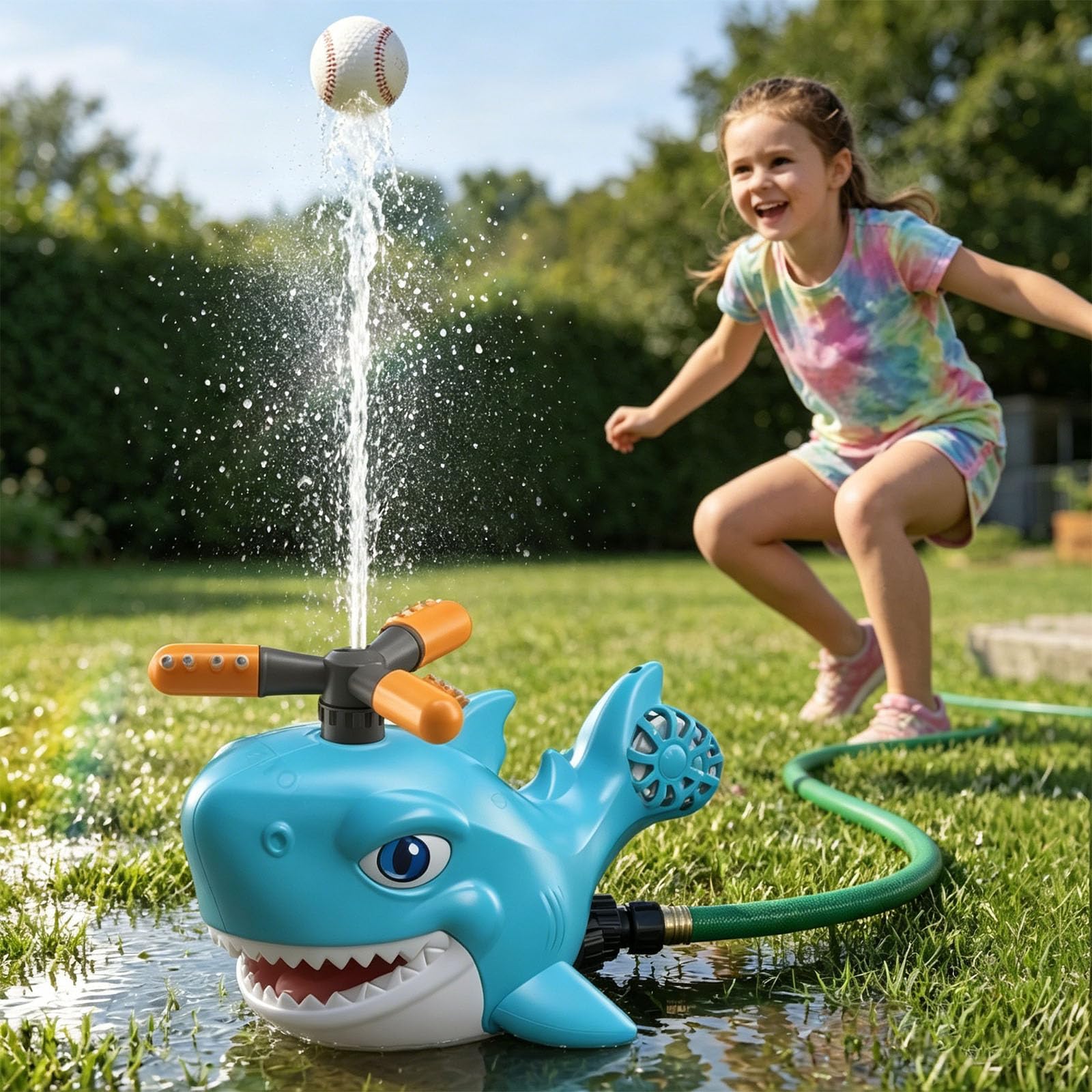 da Gioco all ' Aperto in ABS a Forma con Spruzzi d ' Acqua, per attività in Spiaggia per Famiglie, Giochi Acquatici