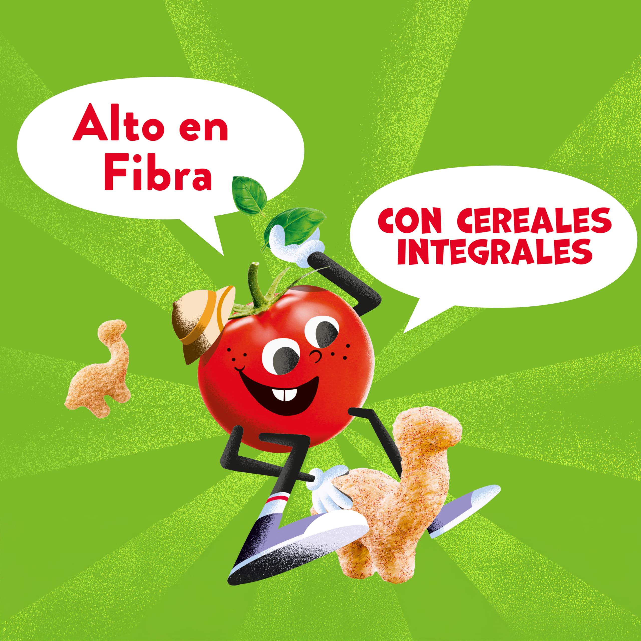 Goodies, Snack para Niños Sabor Pizza, Llama Puff Horneado con Trigo Integral y Queso, Forma Divertida, 30g
