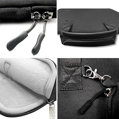 Miniatura 6 de Funda elástica para laptop de 11.6, 12.9 y 13 pulgadas, con bolsa pequeña, compatible con MacBook Air M4M3M2M1, Mac Pro M2M1, iPad 13 12.9, XPS 13 y