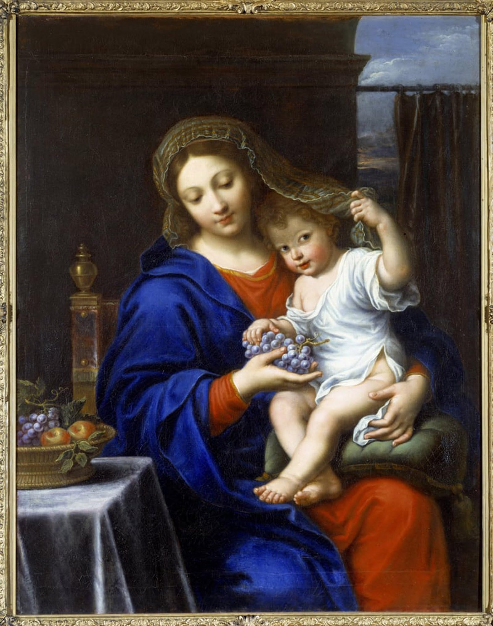 POSTERIIk Famous Print Pop Art Wall Art Graffiti the Virgin Has the Cluster Painting by Pierre Mignard Art Prints for Home Decor 60x90cm