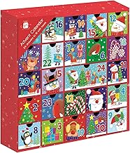 Giftmaker Fill Your Own Christmas Advent Calendar Cute Festive Santa & Friends