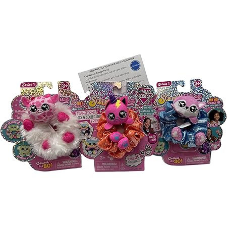 Collectible Hair Tie with Clip Bundle 