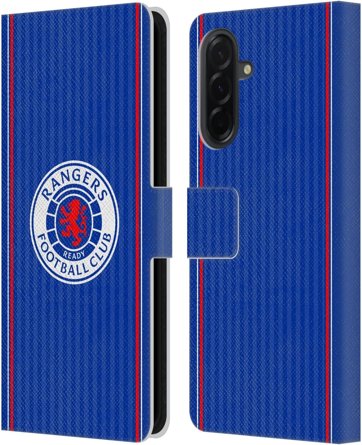 Head Case Designs Officially Licensed Rangers FC Home 2023/24 Kit Leather Wallet Case Compatible with Samsung Galaxy A36 5G