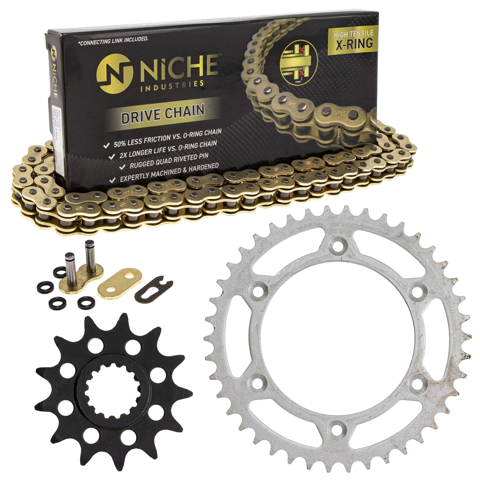 Amazon.com: NICHE Drive Sprocket Chain Combo for KTM 250 300 EXC