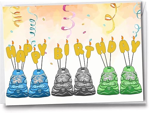 Miniatura 8 de Happy Birthday Runner  Divertida tarjeta temática de carrera para corredor favorito  Celebra con alegría del día de la carrera