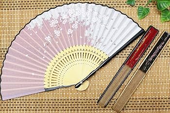 Amazon.co.jp: まつみ工芸 旭王 扇子 桜 ブラックブラウン 131016