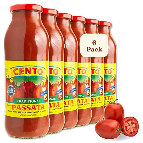 Miniatura 1 de Cento Puré de tomate Passata, 24 onzas (paquete de 6)
