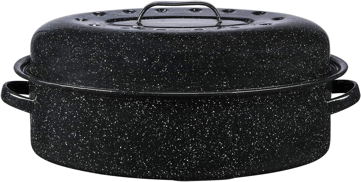 Granite Ware Covered Oval Roasters 0509