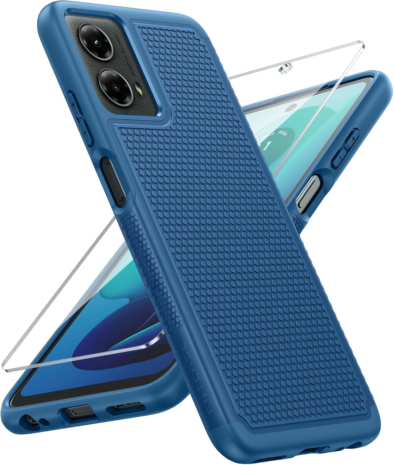 FNTCASE for Motorola Moto G-5G-2024 Case: Dual Layer...