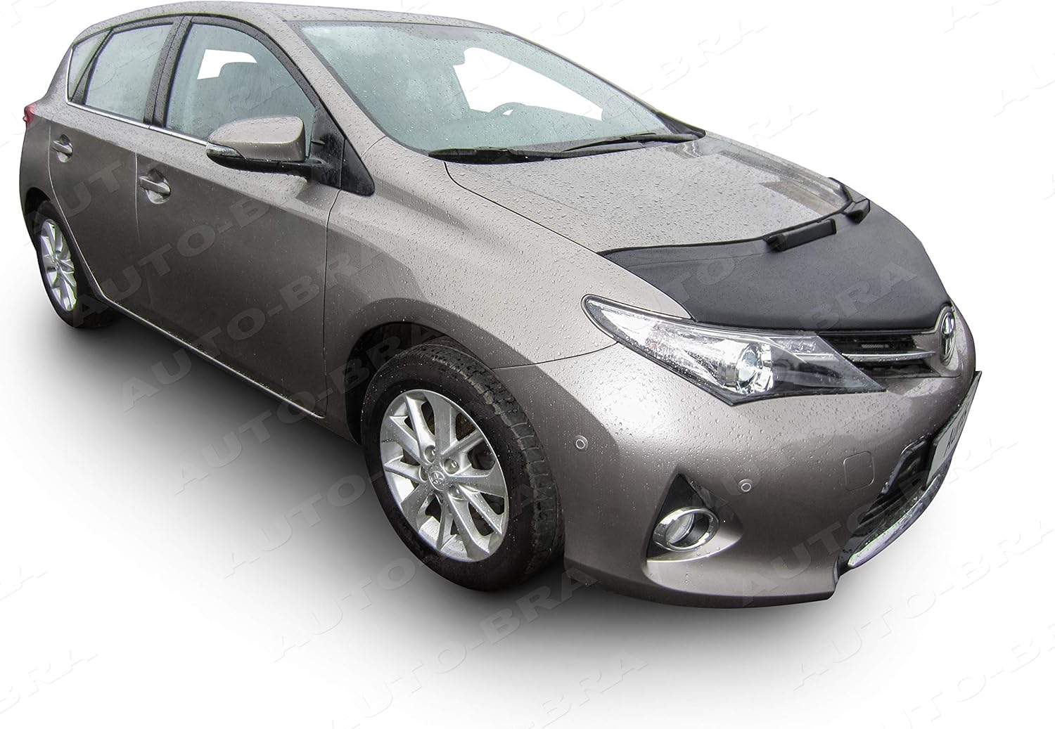 AB3-00421 CAR HOOD BRA Compatible with TOYOTA AURIS/COROLLA iM/SCION iM E180 2012-2018 Front End Nose Mask Bonnet Bra STONEGUARD PROTECTOR TUNING