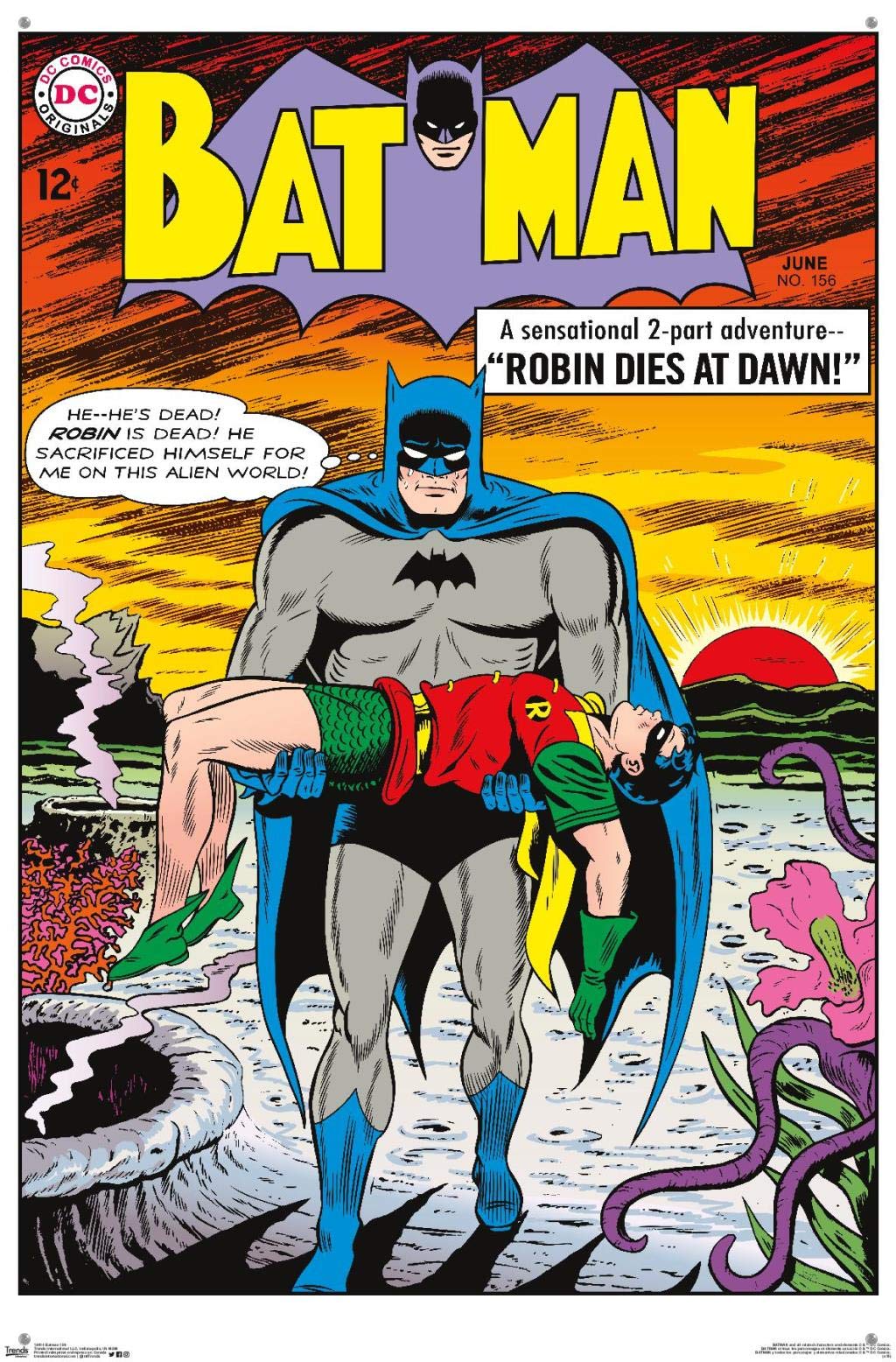 Amazon.com: DC Comics - Batman - Cover #156 Wall Poster with Push
