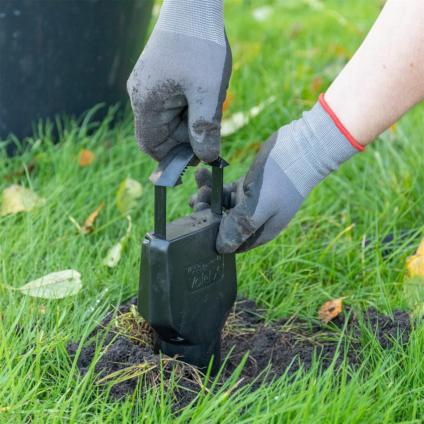 VOSS.garden Wühlmausfalle VoleEX, 3er Set, effektive Schlagfalle gegen Wühlmäuse, wiederverwendbar
