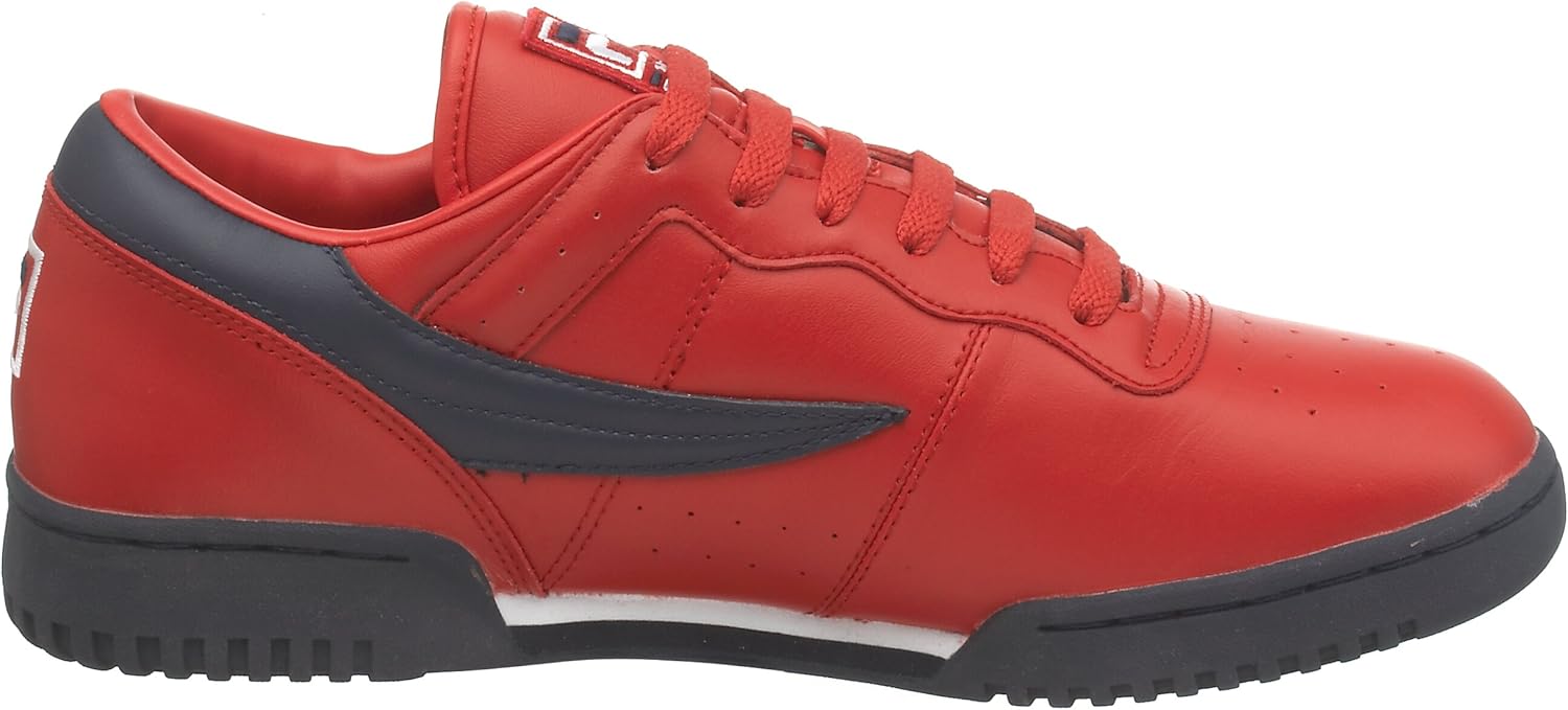 Fila Men's Original Fitness Lea Classic Sneaker 11 Red/Navy/White