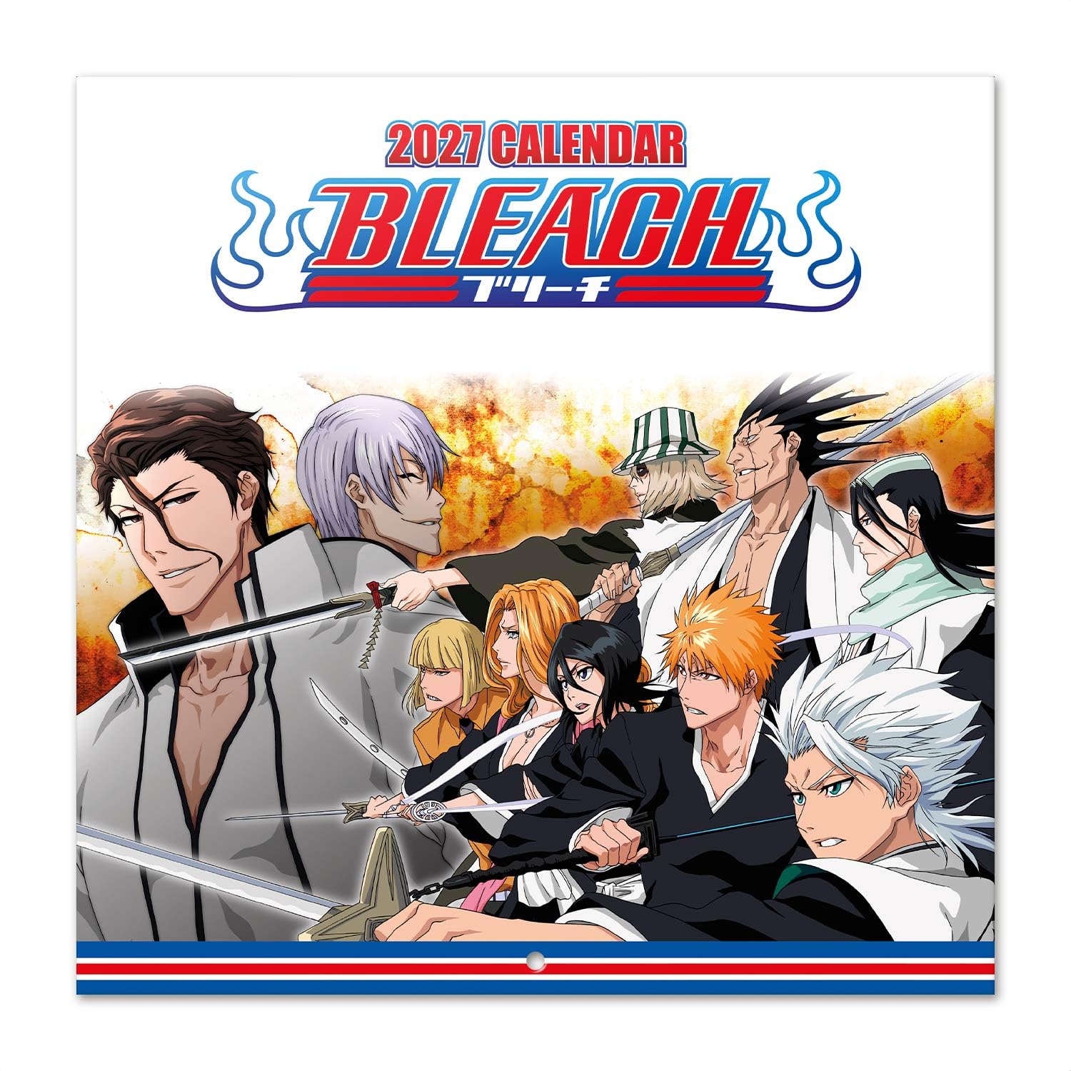 Grupo Erik Bleach Wall Calendar 2027 UK - Anime Gifts, Manga Merch | Official Bleach Manga Calendar 2027 | Square Wall Planner Month to View, Family Calendar 2027 UK | Bleach Merchandise
