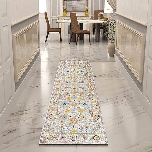 Handicrafts Home Alfombra de lana de 2 x 8 pies hecha a mano  Alfombra bohemia de lana copetuda a mano de primera calidad  Alfombra decorativa