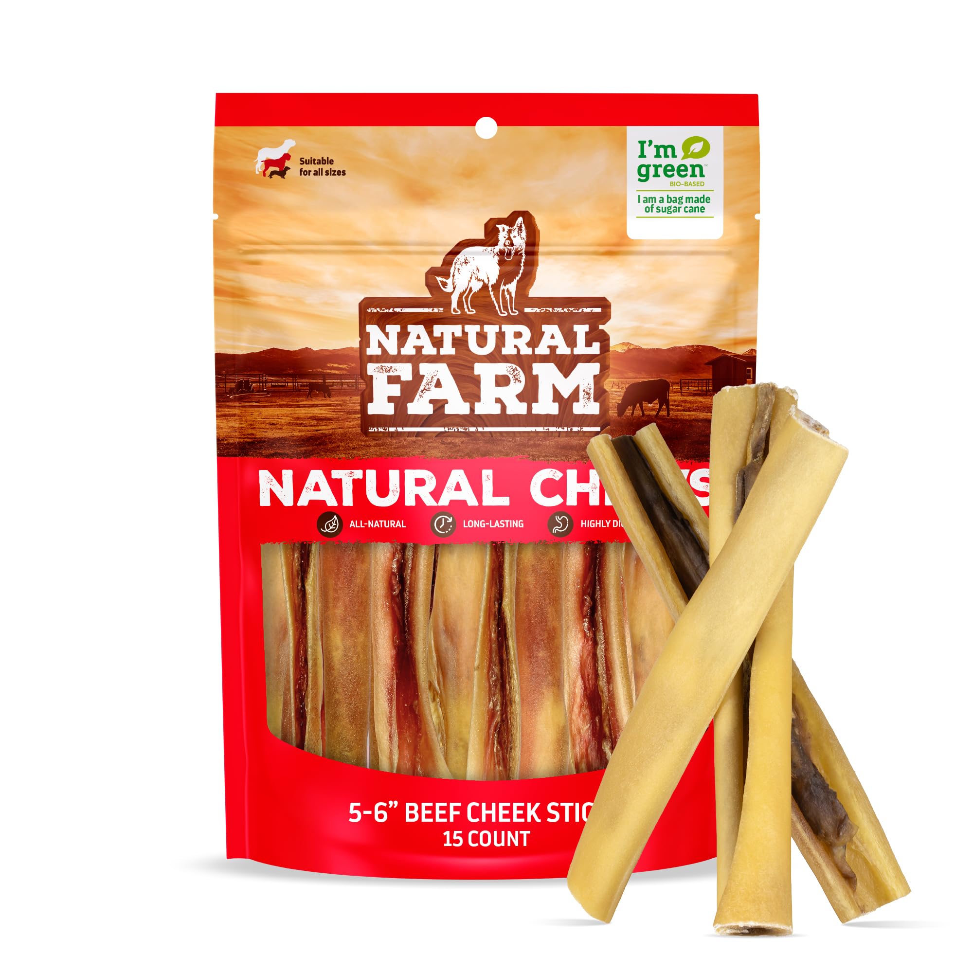 Natural Farm Bully Cheek Stick