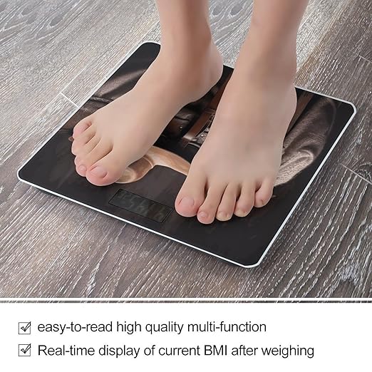 Báscula digital de baño VstaDank con plataforma de vidrio templado miniatura 5
