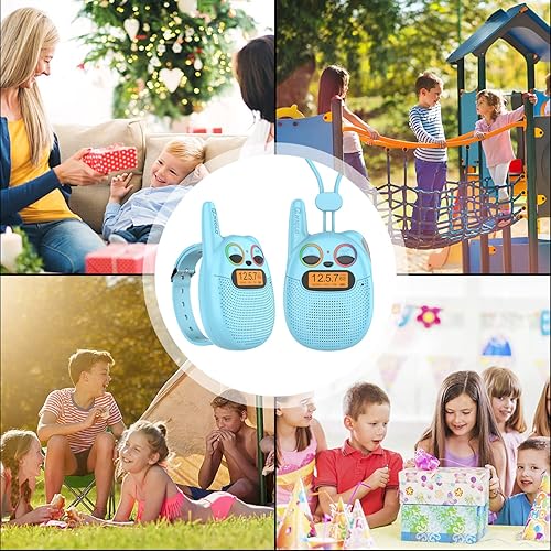 Miniatura 71 de Qniglo Kids Walkie Talkies Rechargeable, Gifts for 3-12 Year Old Girls & Boys, Walkie Talkies with FM Radio, Adventure Camping Games, Best Christmas
