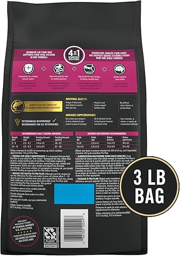 Miniatura 6 de Purina Pro Plan Vital Systems - Comida seca para gatos adultos con fórmula de salmón y huevo 4 en 1, bolsa de 3 libras