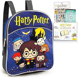 Harry Potter Mini Preschool Backpack Set ~ 4 Pc Bundle With Deluxe 11" Hogwarts School Bag for Kids, Toddlers, Harry Potter Magic Kit, Stickers, and More (Harry Potter School Supplies)