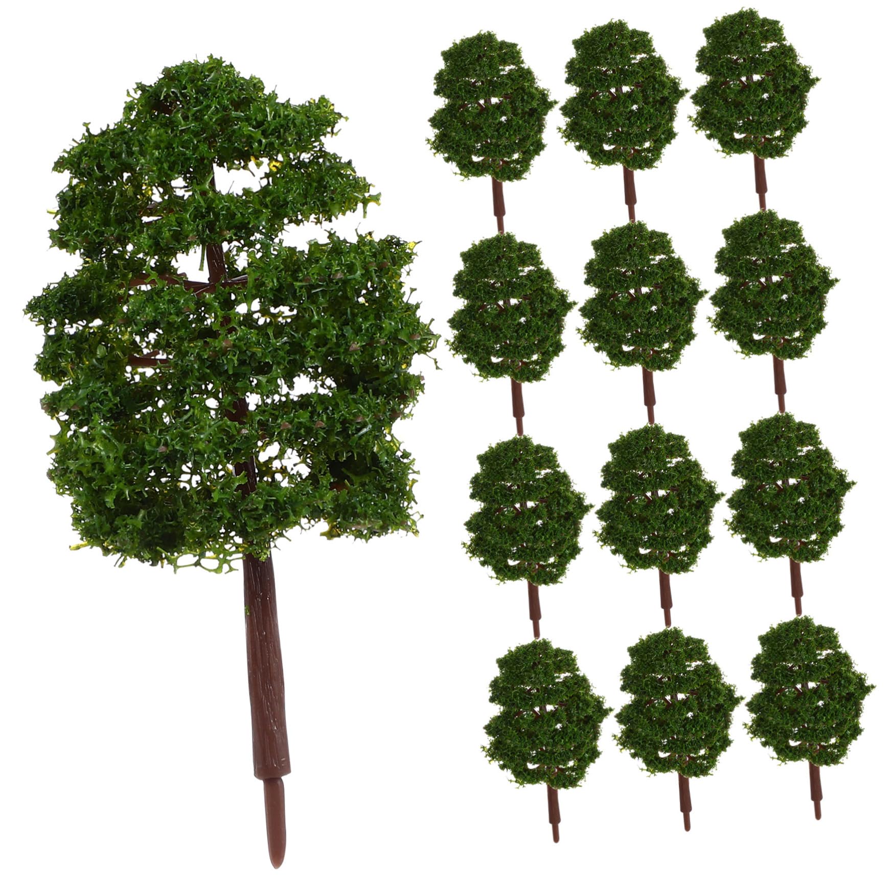 Operitacx Miniature Trees 3.5 Inch Simulation Tree Model for Scenery Landscape Model Railway Home Office Desk Decoration