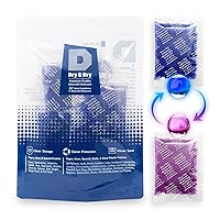 Vista 14 de Dry & Dry Paquetes de gel de sílice indicativo azul de 0.35 oz - 25 paquetes recargables