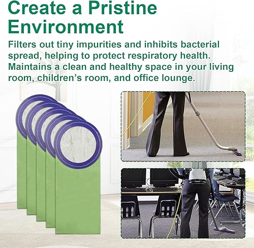 Miniatura 7 de 100331 - Bolsas de vacío para mochila ProTeam de 10 cuartos de galón Compatible con Coachvac, Super Coachvac, Megavac, reemplaza la parte # 100331,