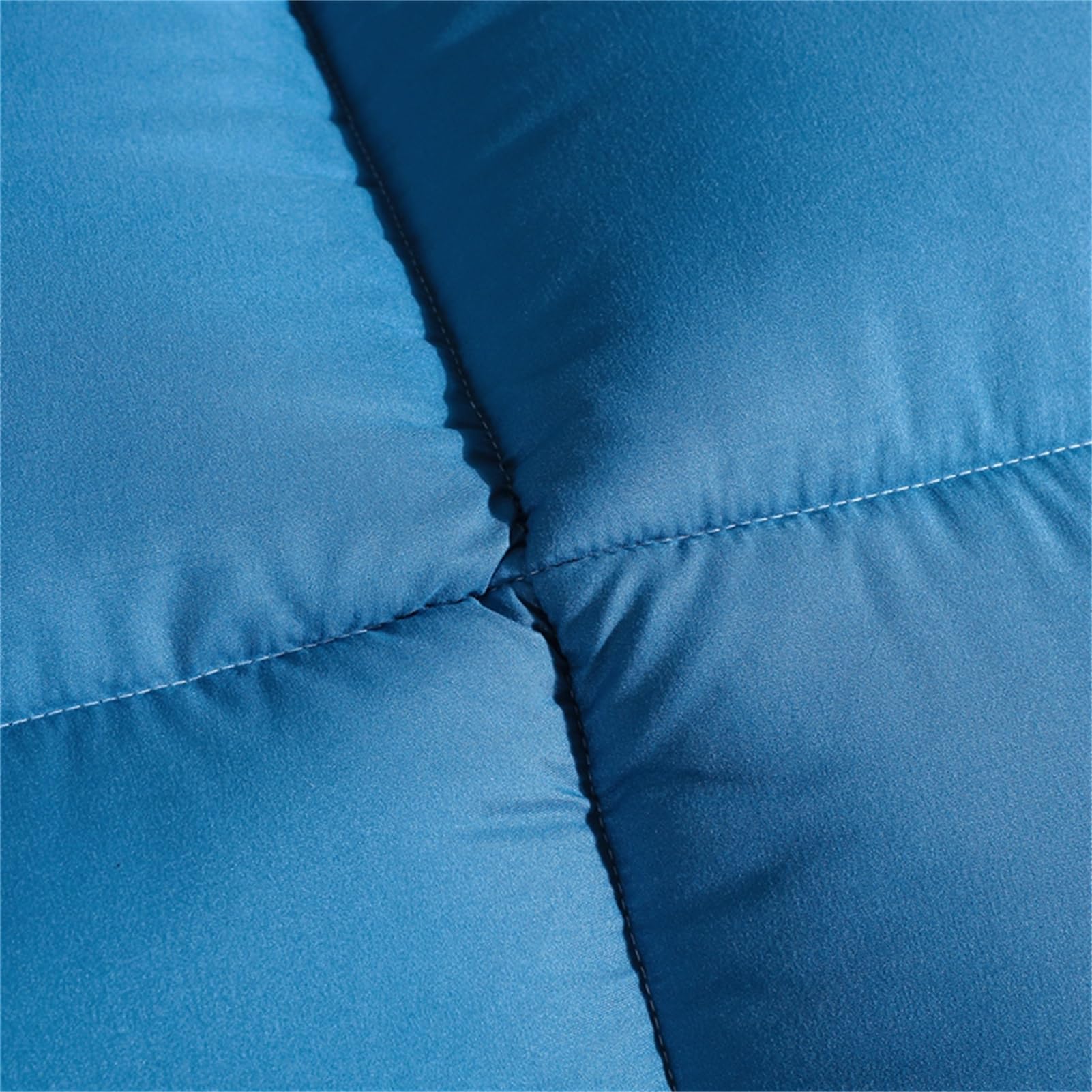 Edredón Nórdico De Plumas Edredón Cama Todas Estaciones, Relleno Pluma Y Plumón De Ganso Desde Latitudes Altas, Ligero Y Suave, 100% Algodón, Lavar A Maquina, 240x220cm (Blue+Gray,220*240 cm 5kg)