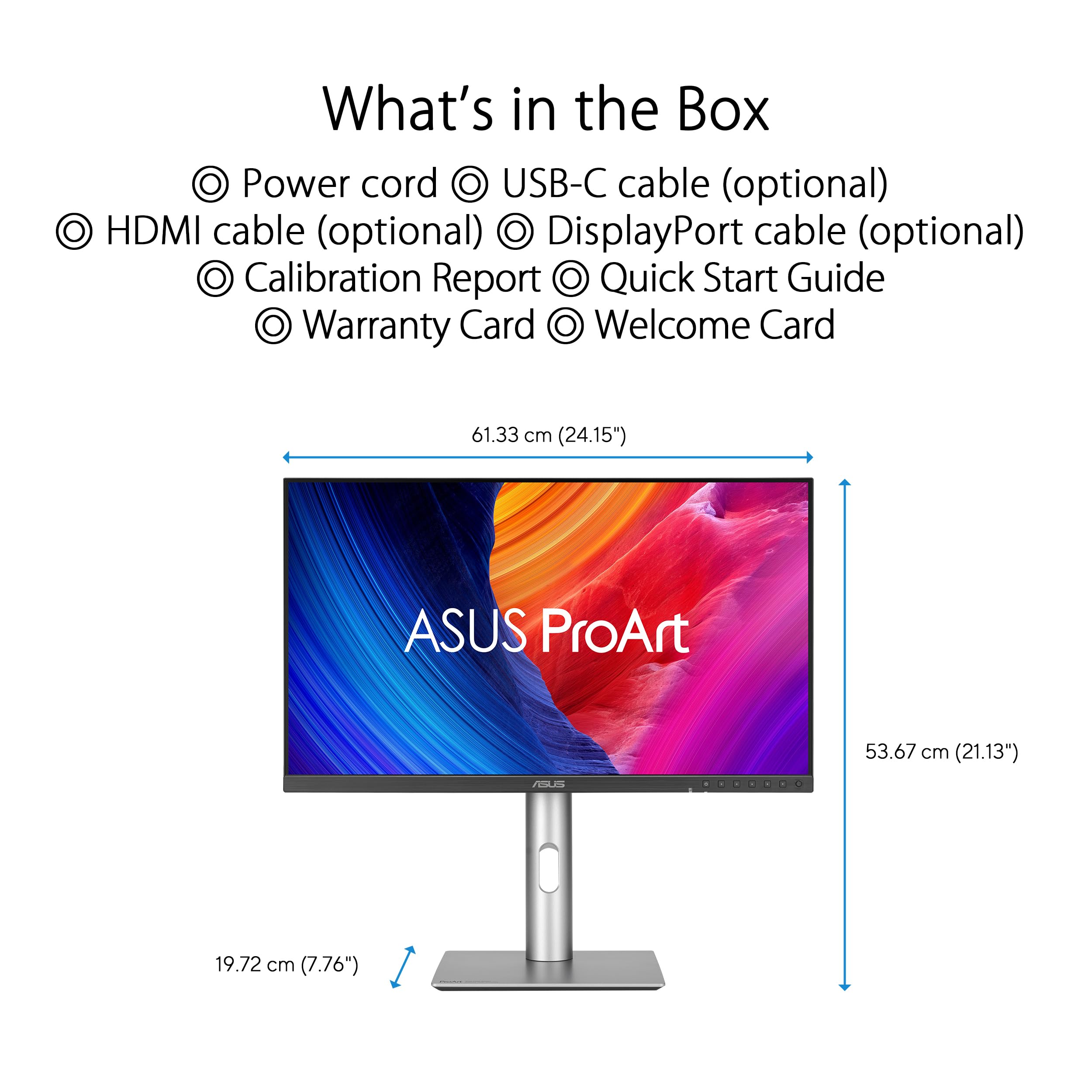 Amazon.co.jp: ASUS ProArt PA278CFRV - 27 Zoll WQHD Professioneller