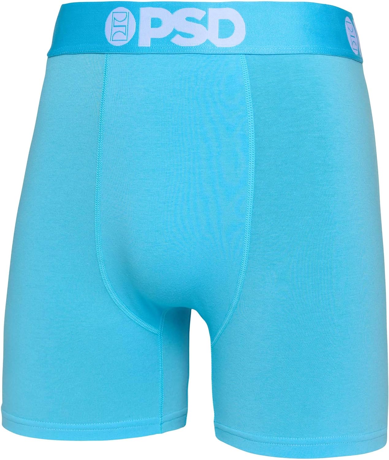 PSD Underwear Mens Boxer Briefs - Solid Cotton Boxer Briefs, Mid Length Packs & Singles, Soft Breathable Boxer Briefs for Men - Image 2