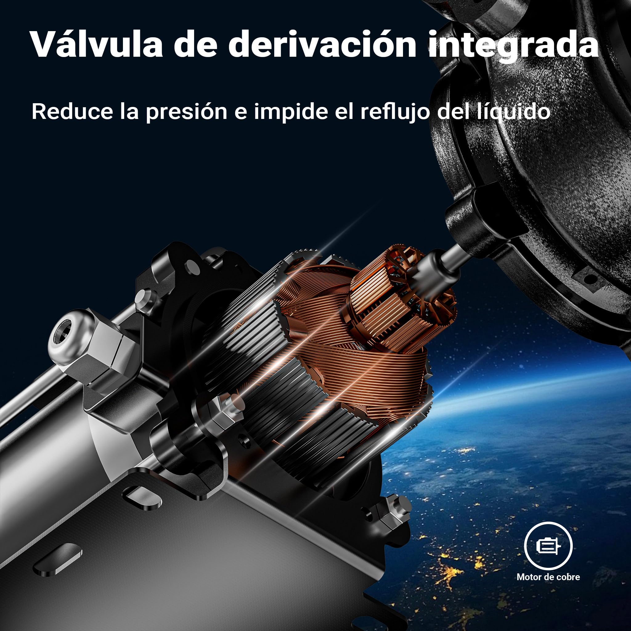 Wiltec Bomba de trasvase gasolina y diésel 12 V, 180 W caudal 57 l/min portátil cable con clips de batería altura máx. 12 m aspiración máx. 2 m autocebante ideal para trasvase desde barriles
