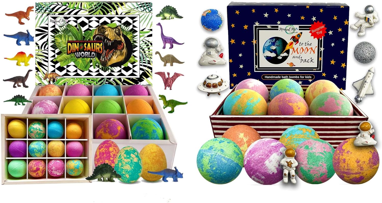 Amazon.com: Bath Bombs for Kids with Surprise Inside- Family Pack