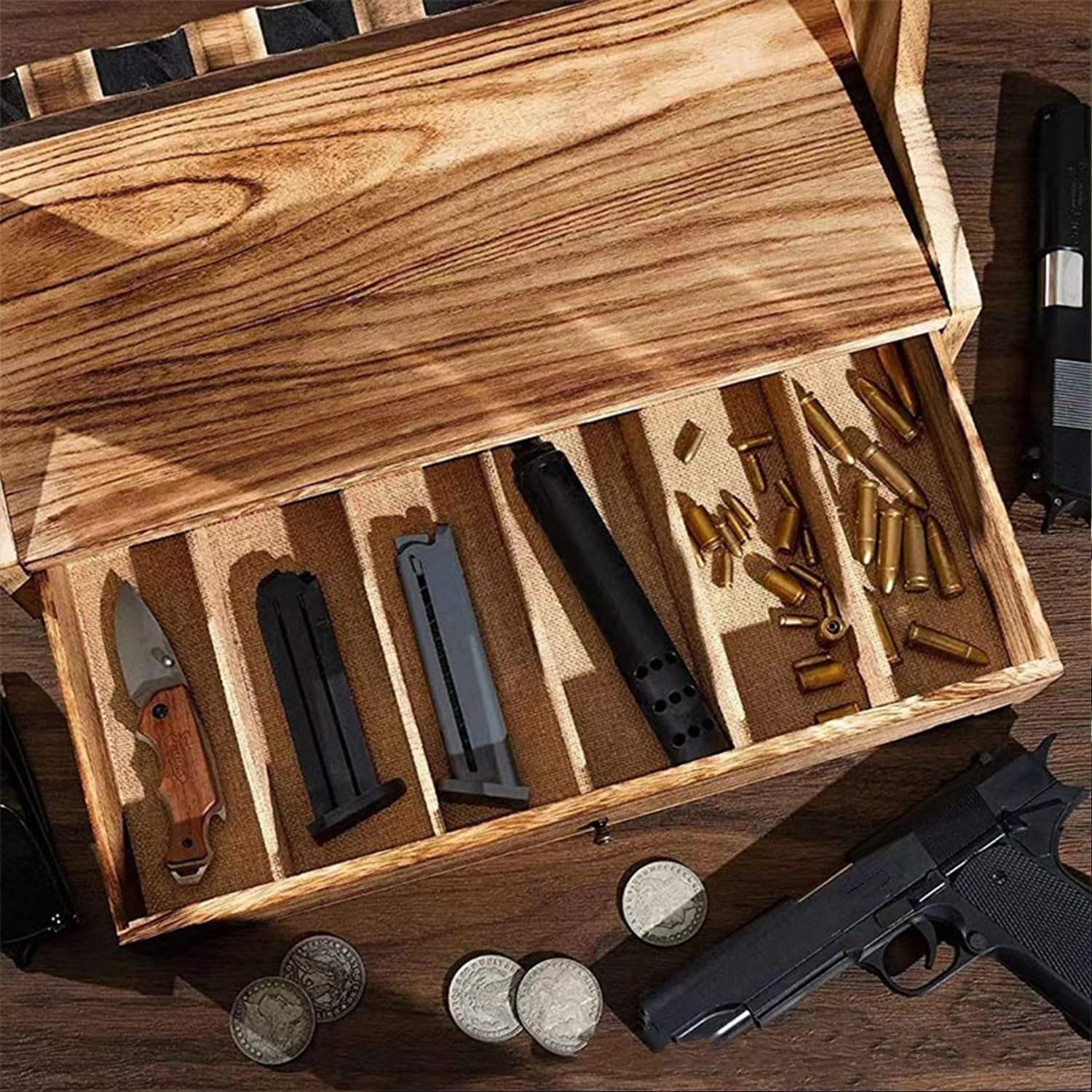Gun Safe Handgun Rack Handgun Organizer Rack For Gun Safe - Holds 2-8 ...