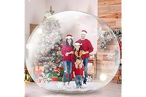 Giant 10FT Inflatable Blow Up Snow Globe Christmas Decoration