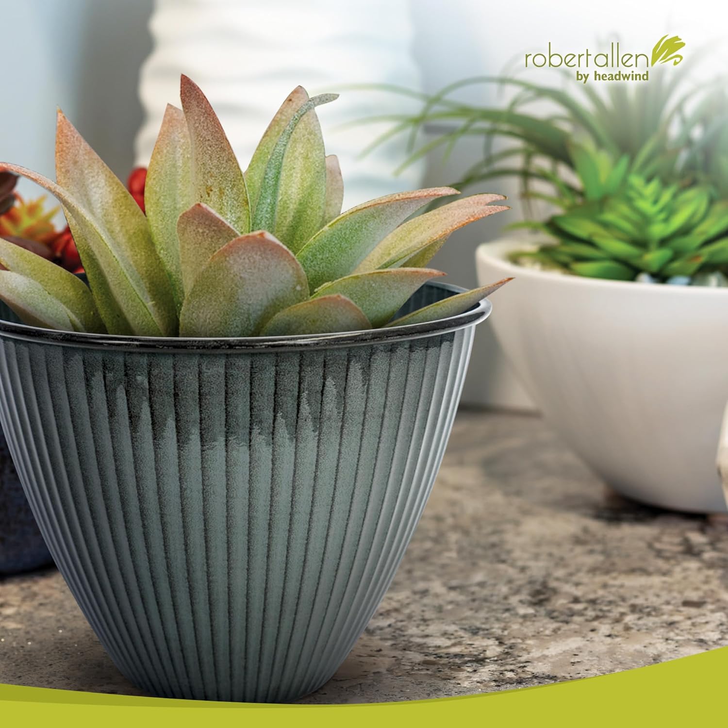 Headwind 8" Sheridan Planter - Stormy Gray